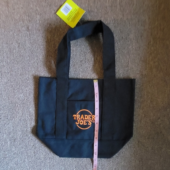 Trader Joes Mini Halloween 2025 Canvas Tote Bag Black Color Limited Edition NWT - Picture 3 of 3